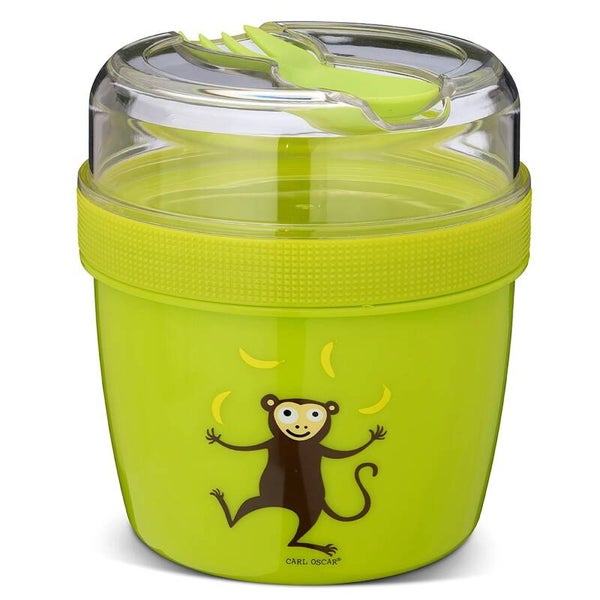 Lunchbox met koelschijf groen