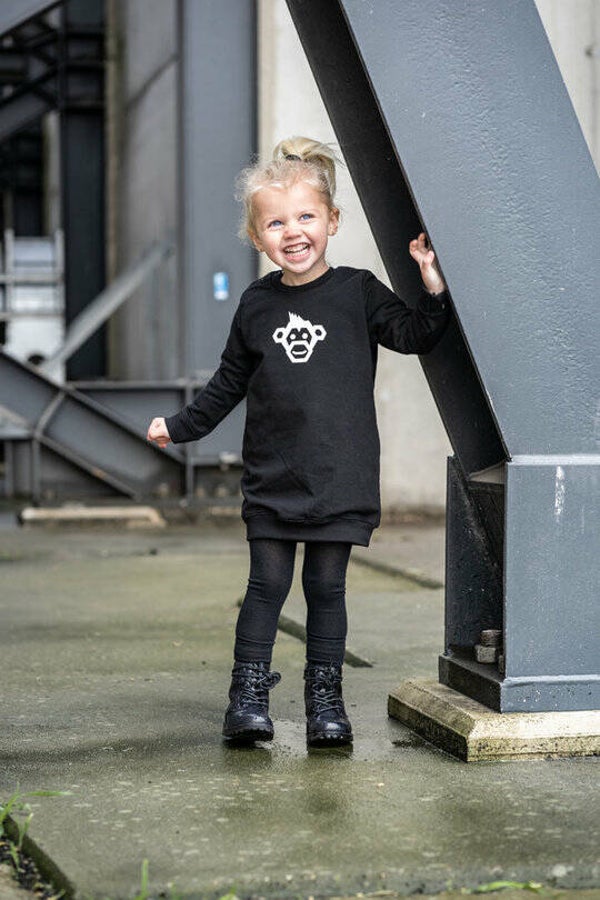 Sweater jurk zwart Esmay