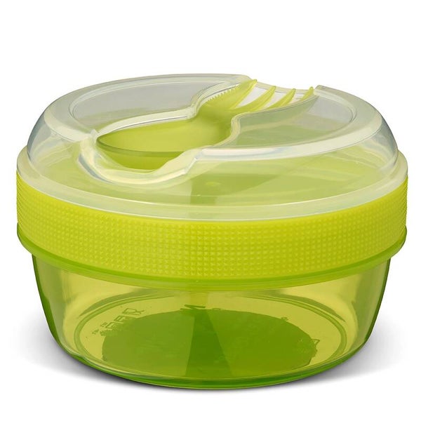 Snackbox met koelschijf groen