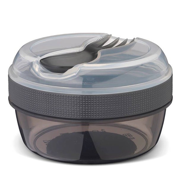 Snackbox met koelschijf grijs