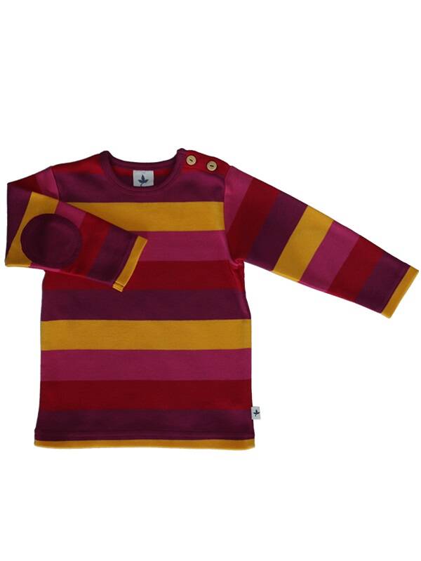 Shirt geel, roze, fuchsia en rood