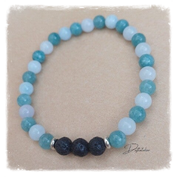 AROMA - ARMBAND *Aquamarin*