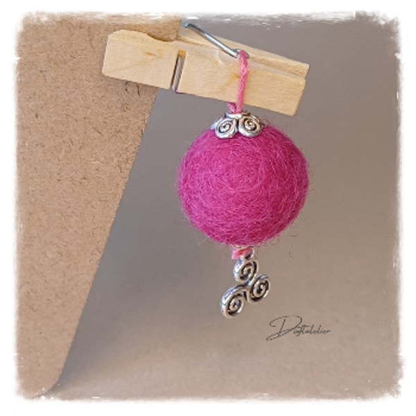 Duftklupperl *pink-Triskele*