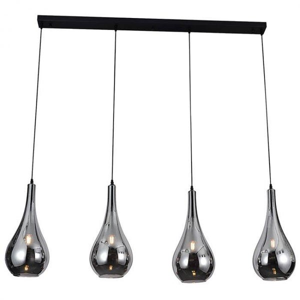 HANGLAMP GRONAU | ZWART 135x20 CM
