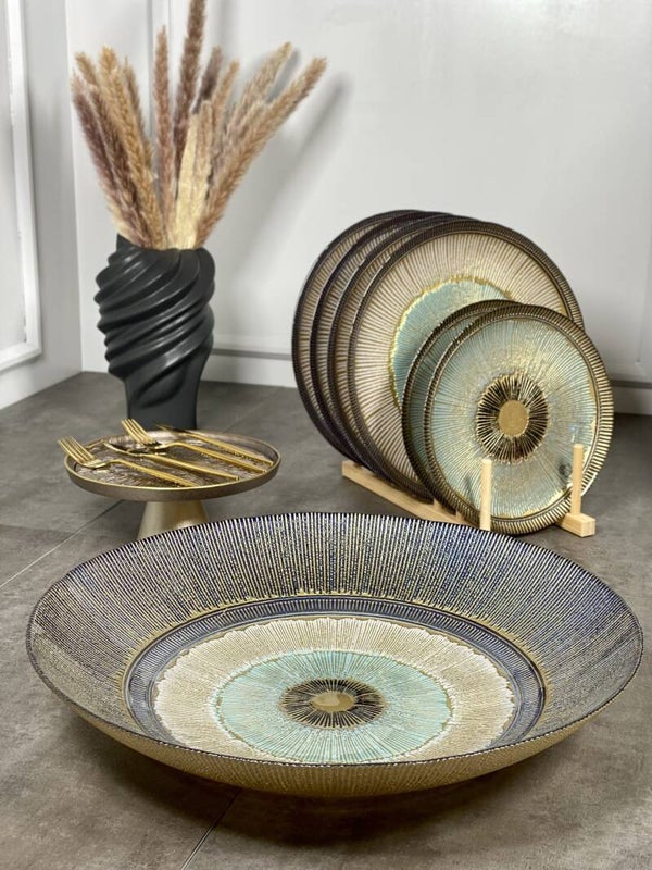 BRICARD SOLEIL FRUITSCHAAL | 40 CM KOBALT