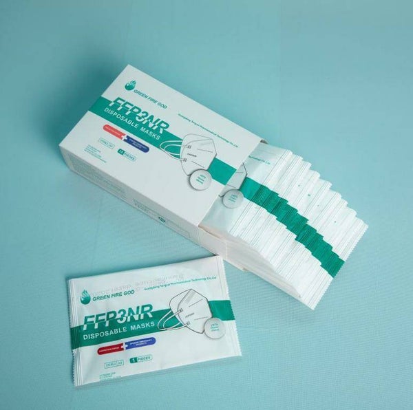 Mondneusmasker FFP3. Eenmalig gebruik. Particulier.