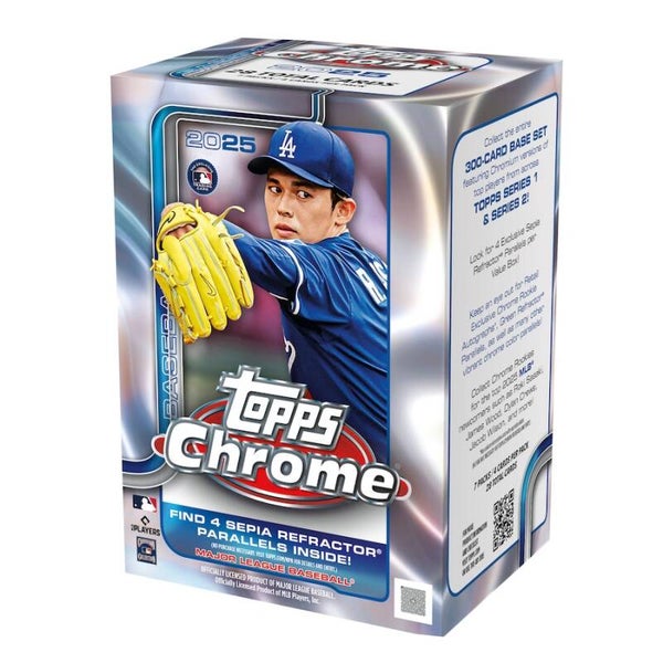 🔥 Topps Chrome Baseball Value Box. ESTIMATED RELEASE DATE 7/23/🔥