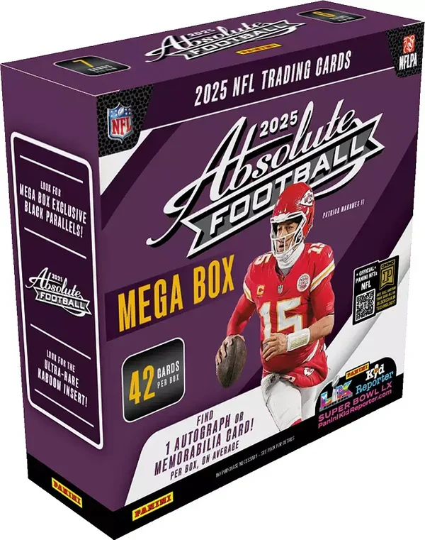 2025 Panini Absolute Football Mega Box.