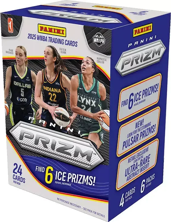 2025 Panini Prizm WNBA Blaster Box. ESTIMATED RELEASE DATE 10/2025
