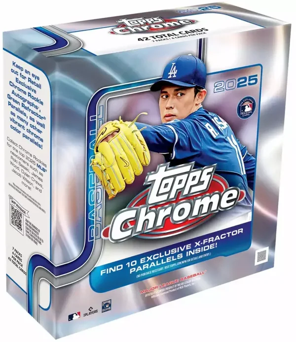 2025 Topps Chrome Baseball Mega Box