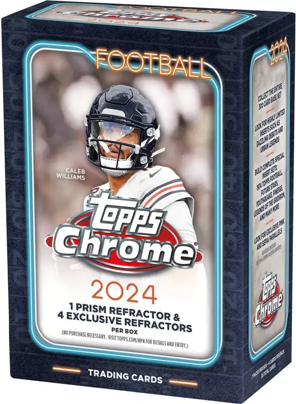 2024 Topps Chrome Football Blaster Box