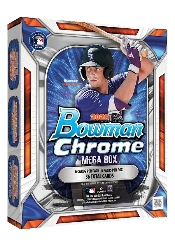2026 Bowman Chrome Baseball Mega Box