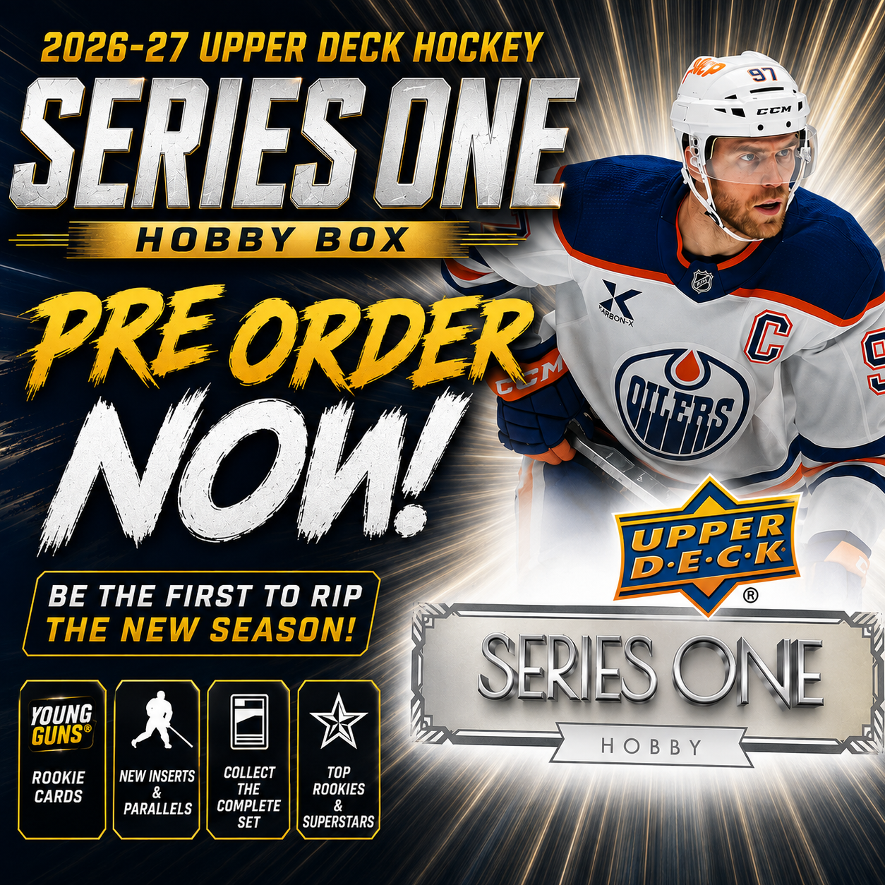 2026 Upper Deck Hockey Series 1 Hobby Box