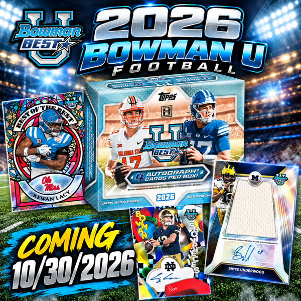 2026 Bowman U Football Hobby Box