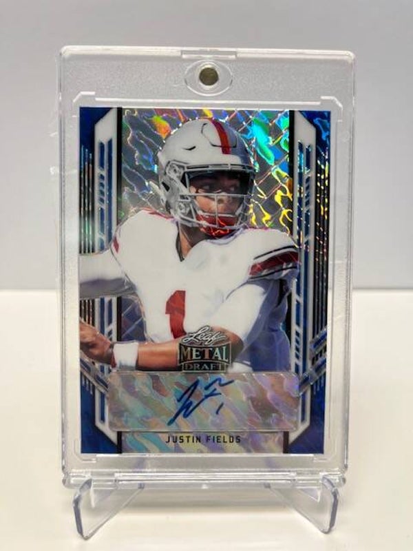 2021 Leaf Metal Draft Justin Fields Auto # PA-JF1 4/40