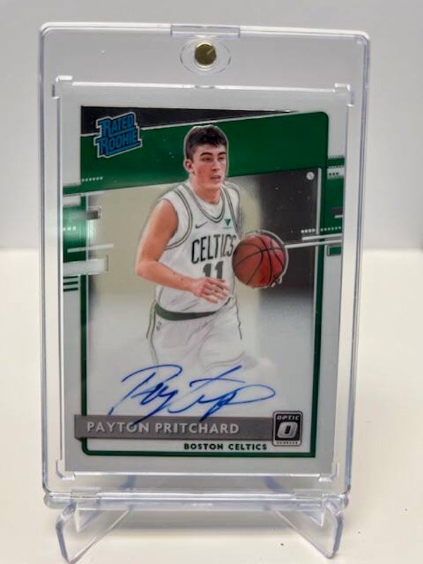 2020-21 Panini Donruss Optic Rated Rookie Payton Pritchard On Card Auto #176