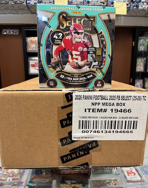 2025 Select Football Mega Box Sealed Case