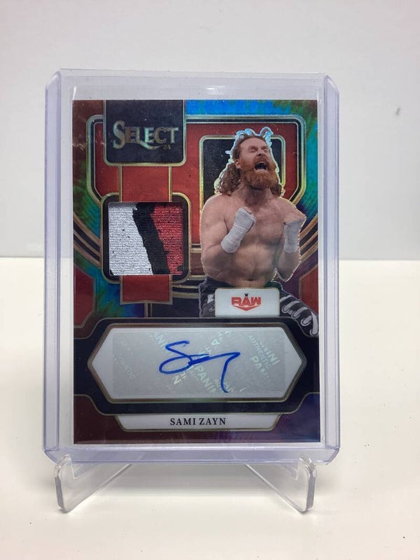 2024 Panini Select WWE Sami Zayn RPA 2/25