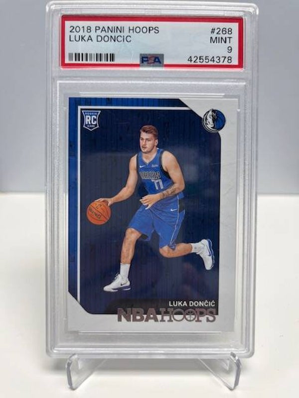 2018 Panini Hoops Luka Doncic ROOKIE PSA 9