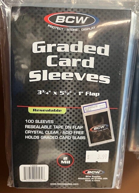BCW Graded Card Sleeves 100 Count