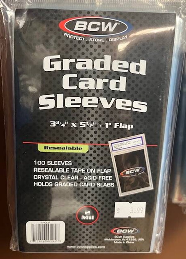 BCW Graded Card Sleeves 100 Count