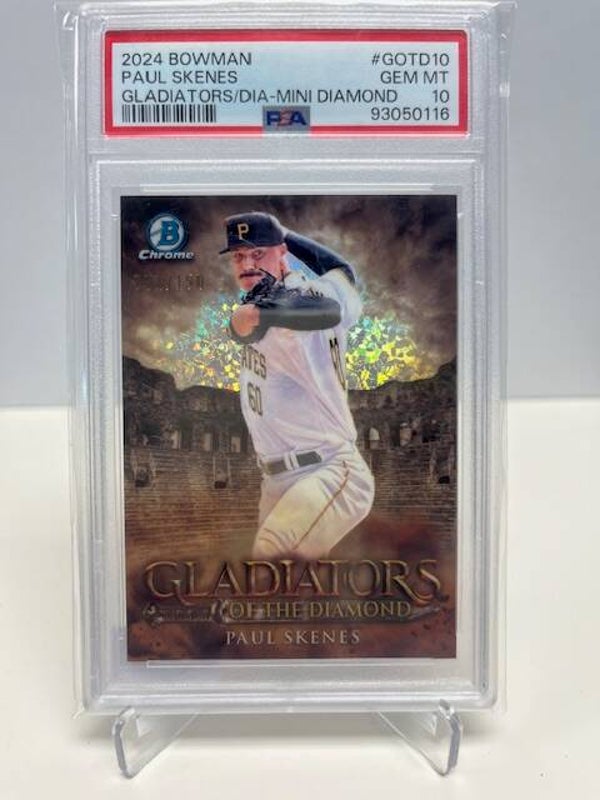 2024 Bowman Gladiator / DIA-Mini Diamond Paul Skenes PSA 10