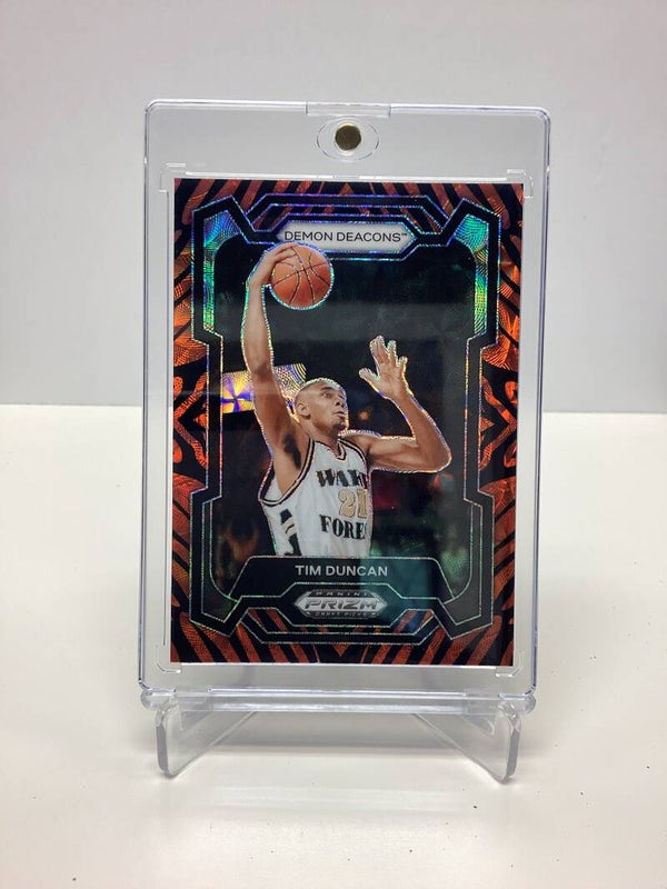 2024 Panini Draft Picks Tim Duncan Tiger Print # 63