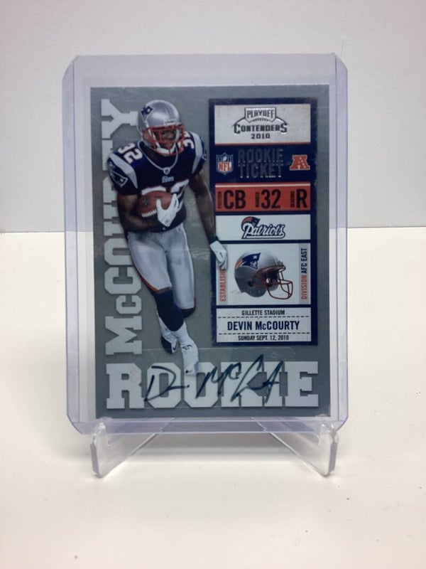 2010 Panini Contenders Rookie Ticket Devin McCourty Auto