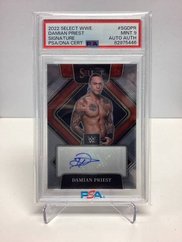 2022 Panini Select WWE PSA 9 Auto