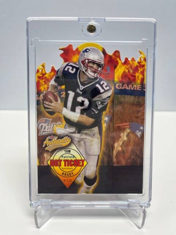2004 Fleer Skybox HOT TICKET Tom Brady Die Cut