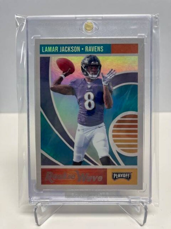 2018 Playoff Football Lamar Jackson ROOKIE # 7