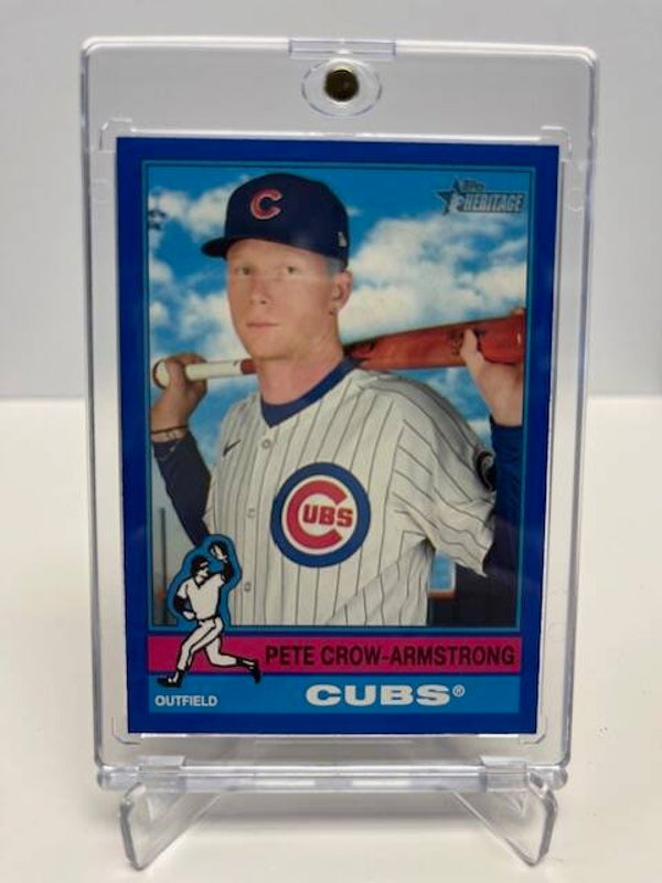 2025 Topps Heritage Pete Crow - Armstrong " Blue Jersey Color Match "