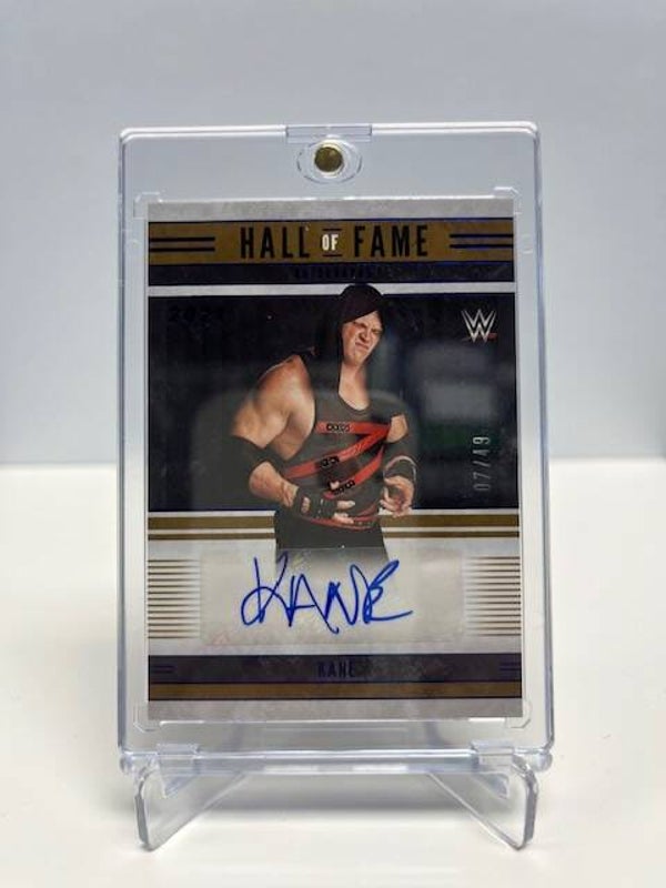 2023 Panini Chronicles WWE Kane Auto 7/49