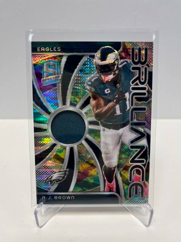 2024 Spectra Football BRILLIANCE A.J. Brown Swatch 38/75 #BRI-AJB