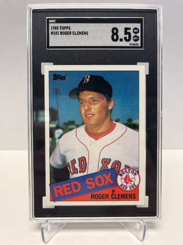 1985 Topps Roger Clemens Rookie # 181
