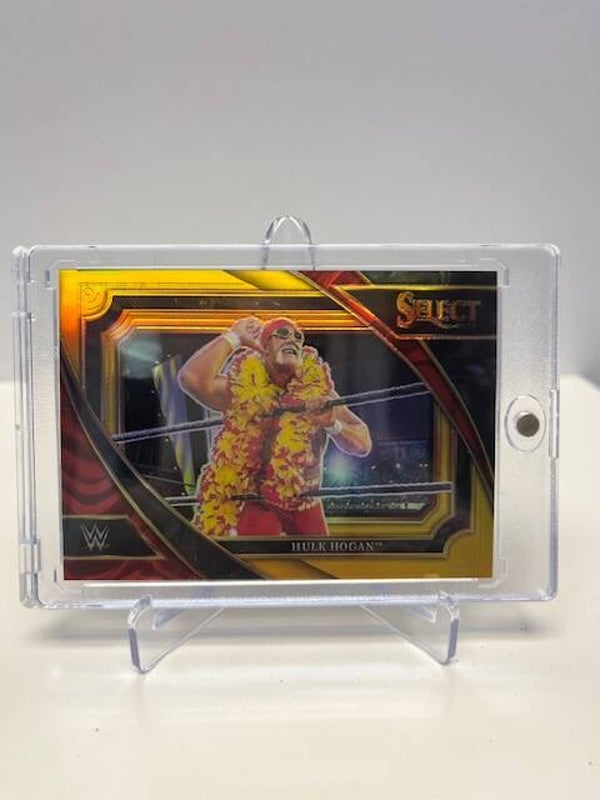 2023 Panini Select WWE Hulk Hogan Gold Color Match 1/10 #351