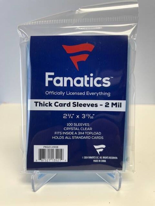 Fanatics Thick Card Sleeves 100 Count