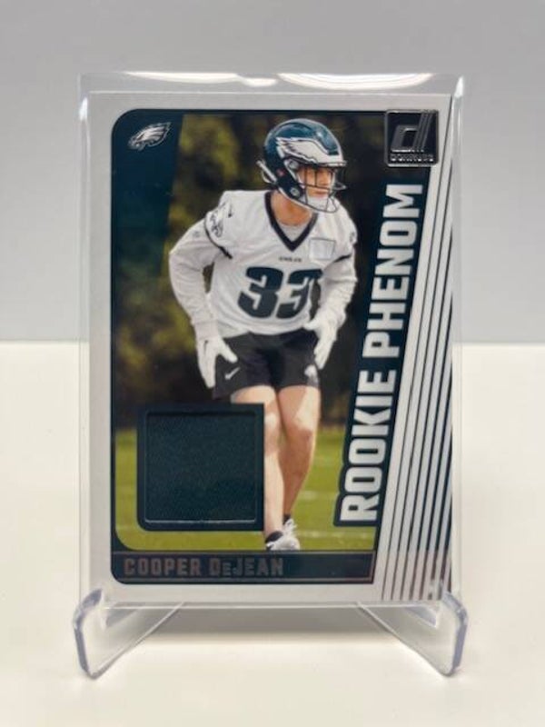 Panini Donruss Football Rookie Phenom Patch Cooper DeJean # RPJ-CD