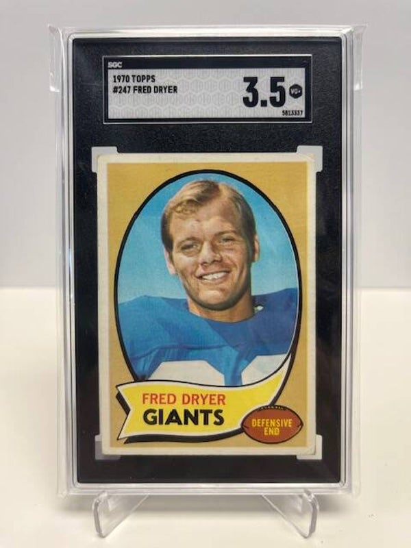1970 Topps Fred Dryer SGC 3.5