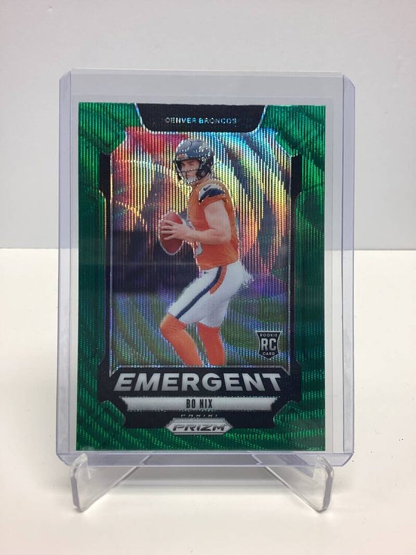 2024 Panini Prizm Emergent Green Wave Bo Nix