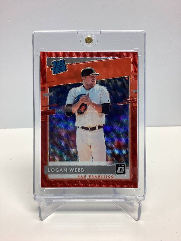 2020 Donruss Optic Baseball Rated Rookie Orange Wave Logan Webb