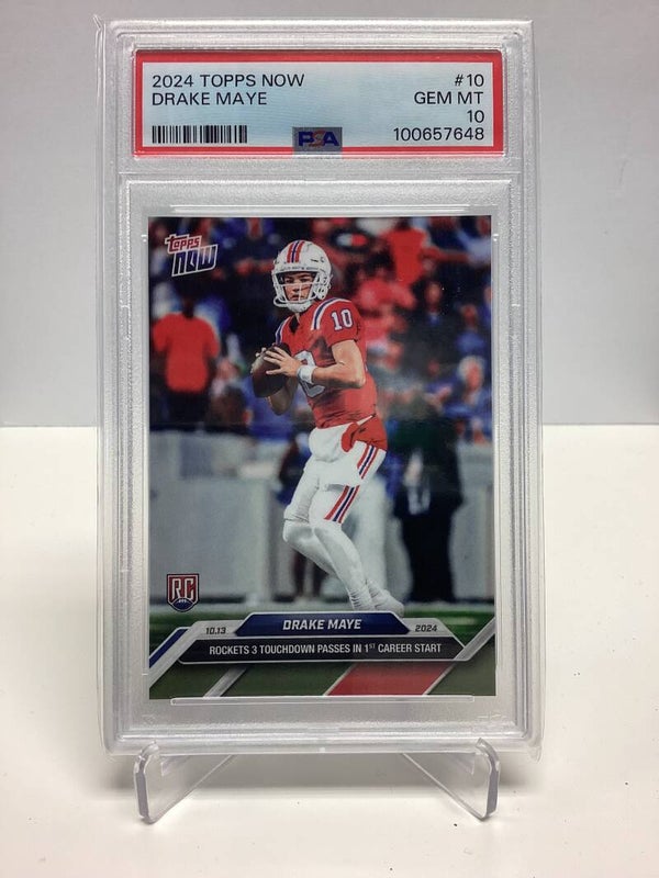 2024 Topps Now Drake Maye PSA 10