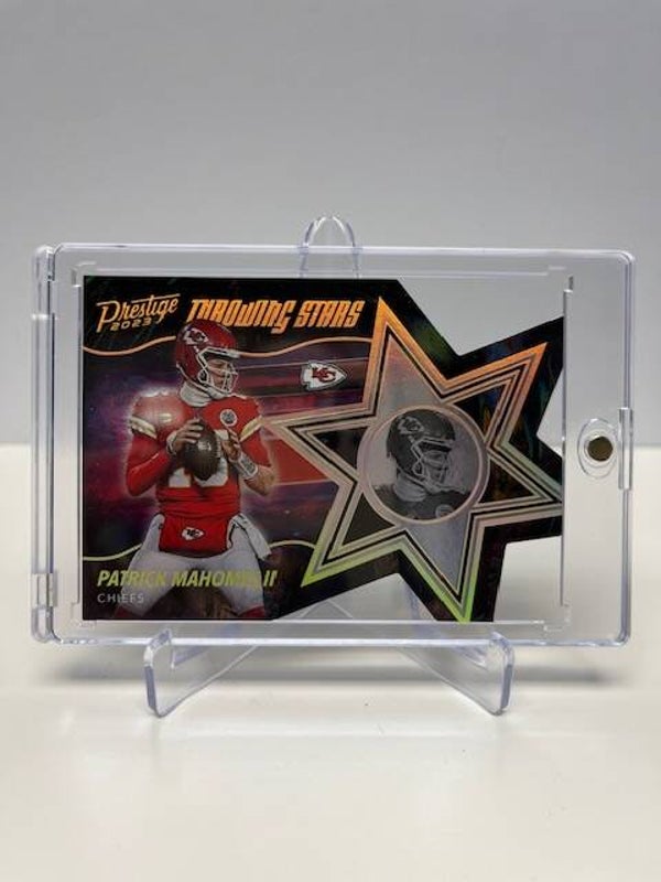 2023 Prestige Football THROWING STARS Patrick Mahomes Die Cut # TS-1