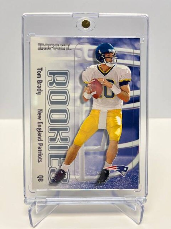2000 Skybox Fleer Impact Tom Brady Rookie # 27
