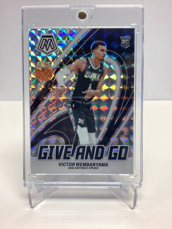 2023-24 Panini Mosaic Victor Wembanyama "GIVE AND GO" ROOKIE # 12