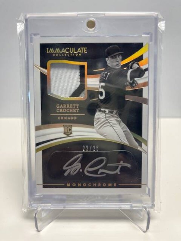 2021 Immaculate Collection Baseball Garrett Crochet RPA 22/25