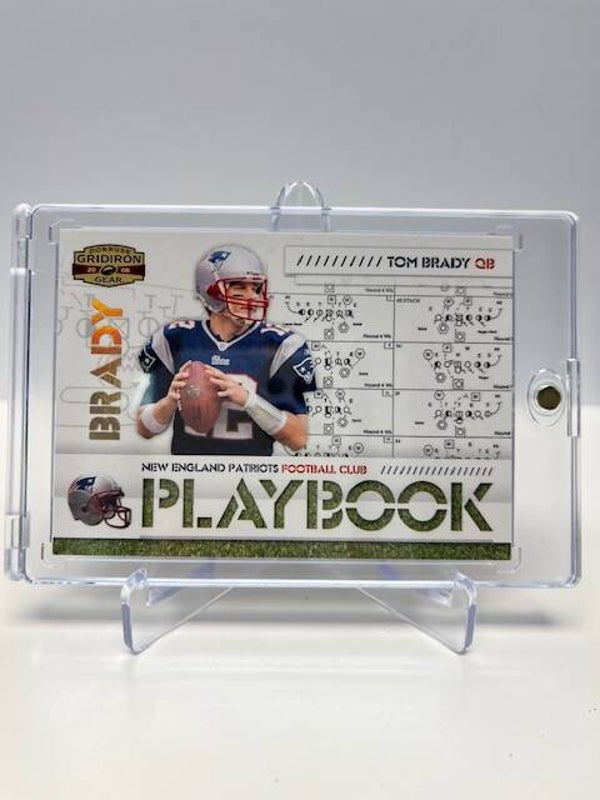 2008 Donruss Gridiron Gear Playbook Tom Brady #PL-3 40/100