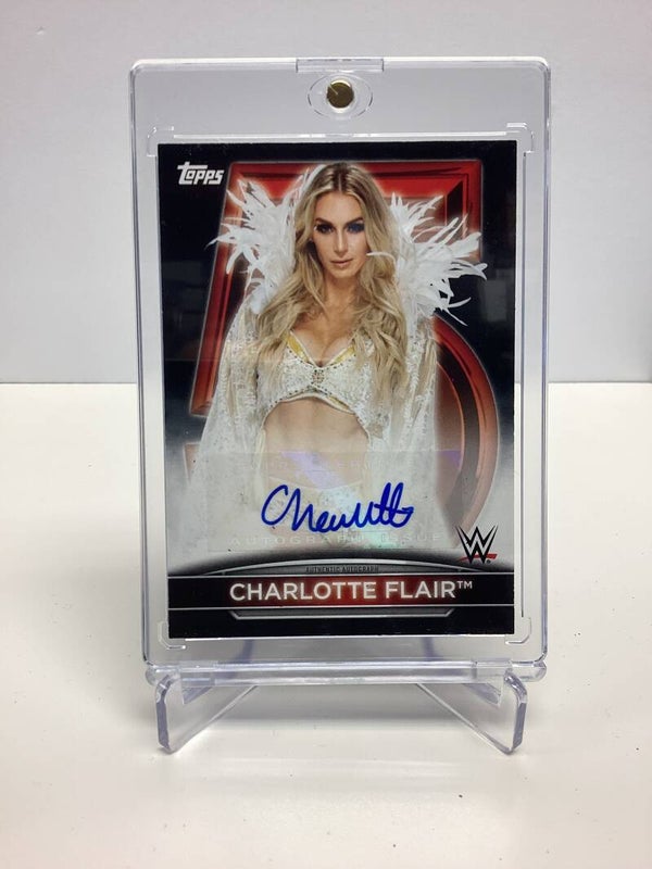 2021 Topps WWE 5th Anniversary Charlotte Flair Auto 2/5