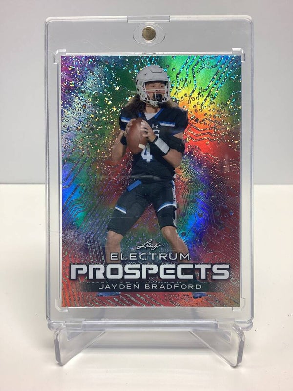 2024 Leaf Football Electrum Prospects Jayden Bradford 8/25