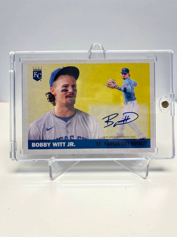 2025 Topps Heritage Baseball Bobby Witt Jr On Card Auto 168/200